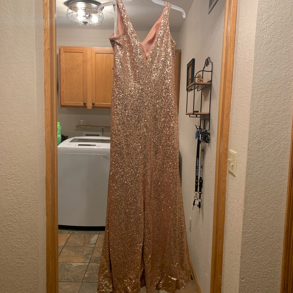 Prom dress - rose gold
